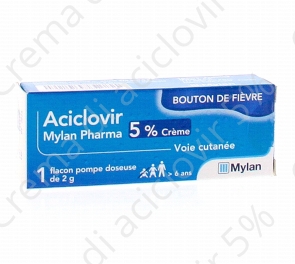 Crema di aciclovir 5%